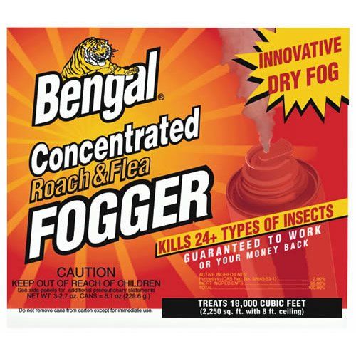 Bengal 55201 3Pk Roach/Flea Indoor Fogger 084865552003